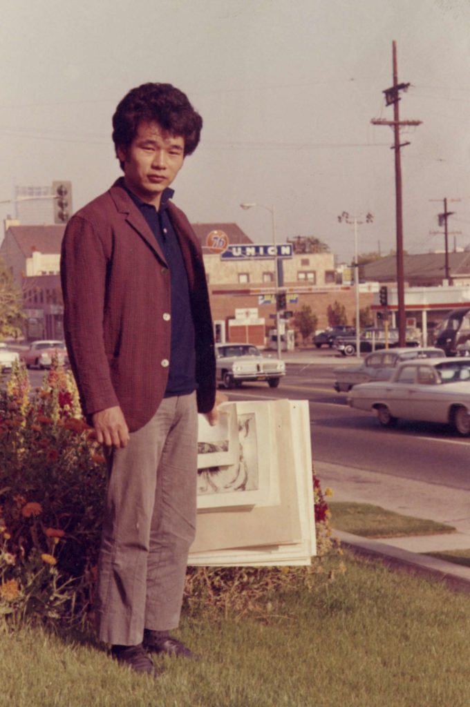 Jun Kaneko as an undergraduate student in Los Angeles